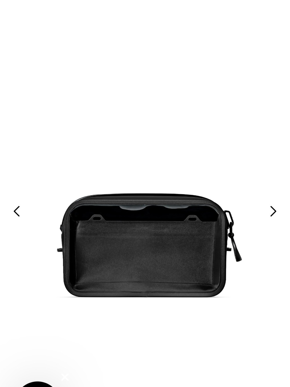 Black Waterproof Phone Belt Case with Clear ID Window - Picture 2 of 10